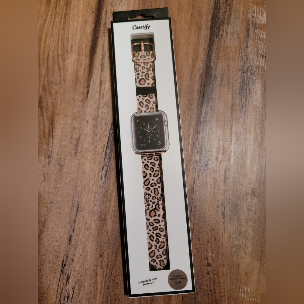 Casetify Leopard Apple Watch Band